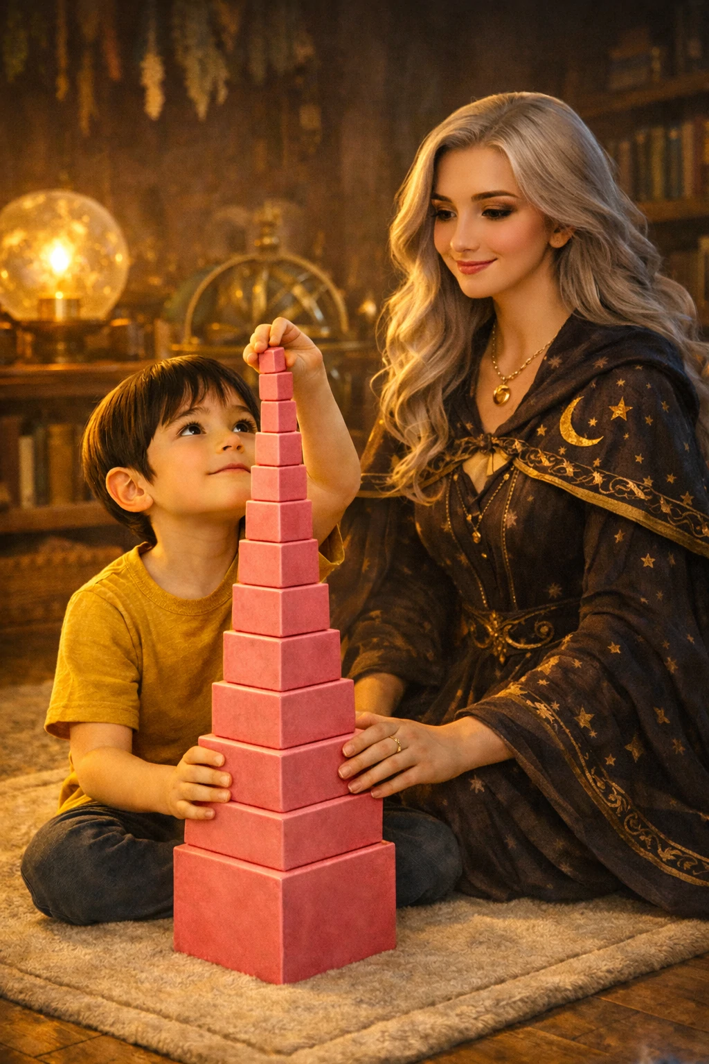 示範與退一步（示意圖）